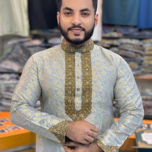 লাক্সারি কাতান পাঞ্জাবি [ MG-236 ]