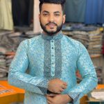 লাক্সারি কাতান পাঞ্জাবি [ MG-233 ]